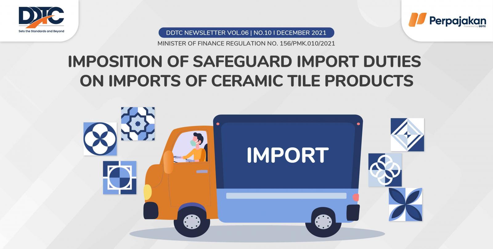 Cover Publikasi Imposition of Safeguard Import Duties on Imports of Ceramic Tile Products