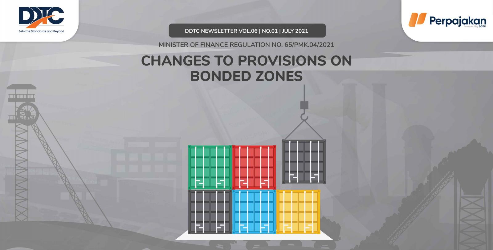 Cover Publikasi Changes to Provisions on Bonded Zones