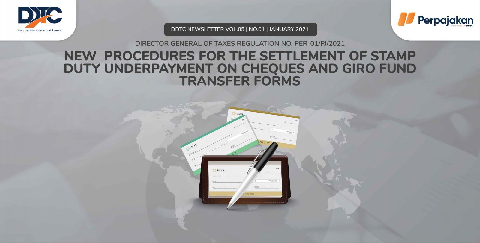 Cover Publikasi New Procedures for the Settlement of Stamp Duty Underpayment on Cheques and Giro Fund Transfer Forms
