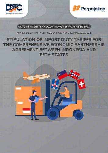 Cover Stipulation of Import Duty Tariffs for the Comprehensive Economic Partnership Agreement between Indonesia and EFTA States