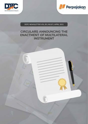 Cover Circulars Announcing the Enactment of Multilateral Instrument
