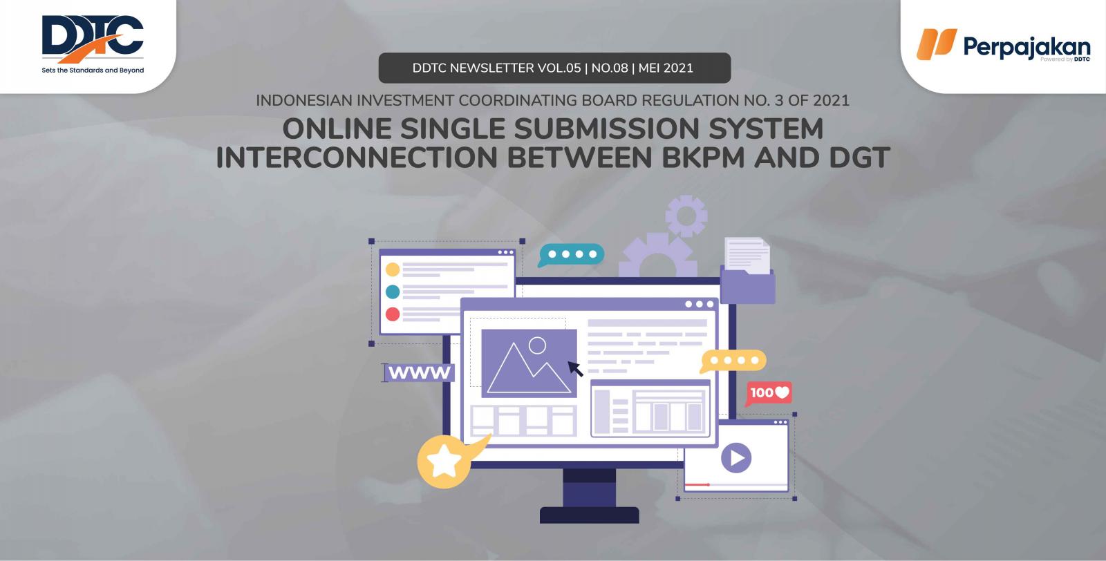 Cover Publikasi Online Single Submission System Interconnection between BKPM and DGT