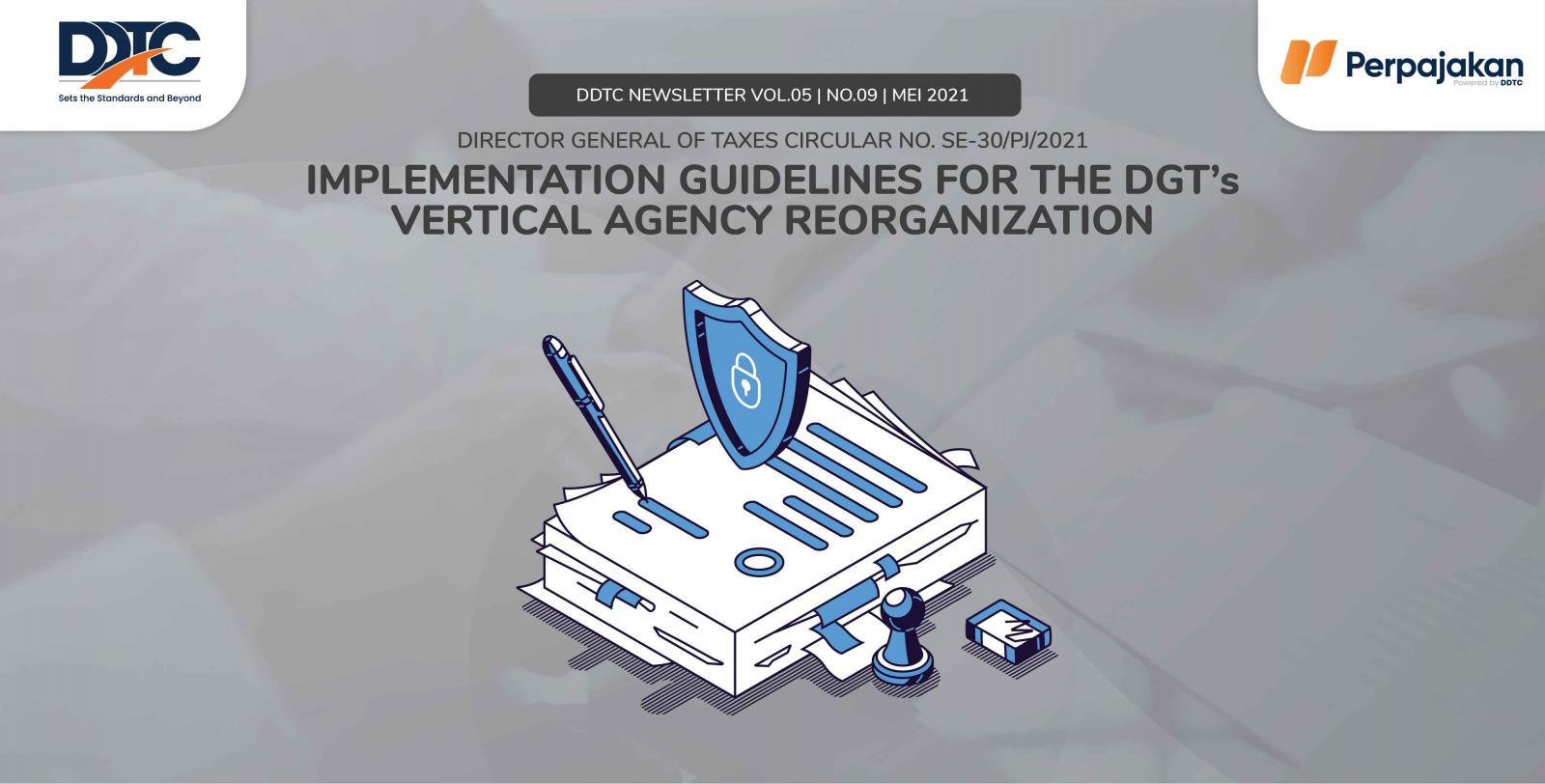 Cover Publikasi Implementation Guidelines for the DGT’s Vertical Agency Reorganization