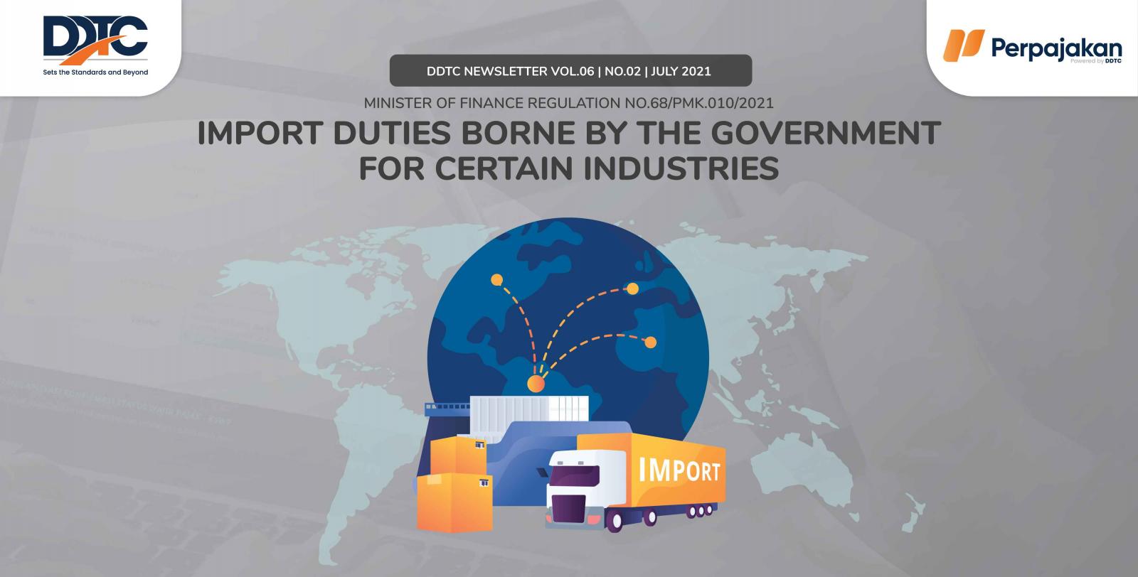 Cover Publikasi Import Duties Borne by the Government for Certain Industries