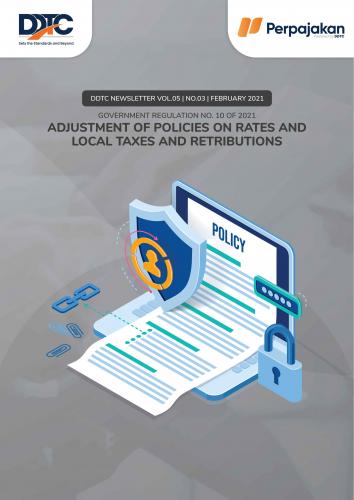 Cover Adjustment of Policies on Rates and Local Taxes and Retributions