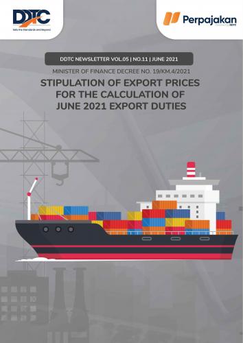 Cover Stipulation of Export Prices for the Calculation of June 2021 Export Duties