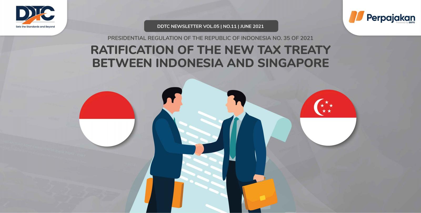 Cover Publikasi Ratification of the New Tax Treaty between Indonesia and Singapore
