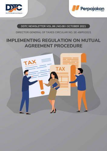 Cover Implementing Regulation on Mutual Agreement Procedure