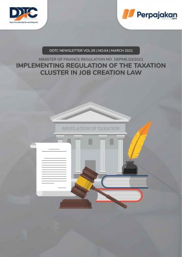 Cover Implementing Regulation of the Taxation Cluster in Job Creation Law