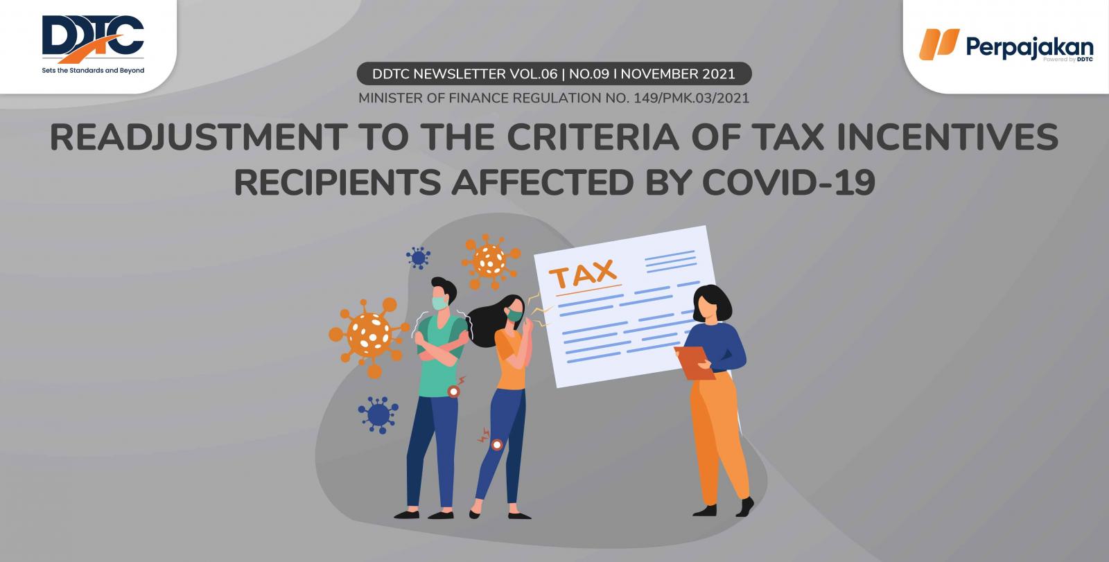 Cover Publikasi Readjustment to the Criteria of Tax Incentives Recipients Affected by Covid-19