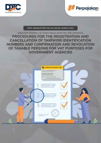 Cover Procedures for the Registration and Cancellation of Taxpayer Identification Numbers and Confirmation and Revocation of Taxable Persons for VAT Purposes for Government Agencies