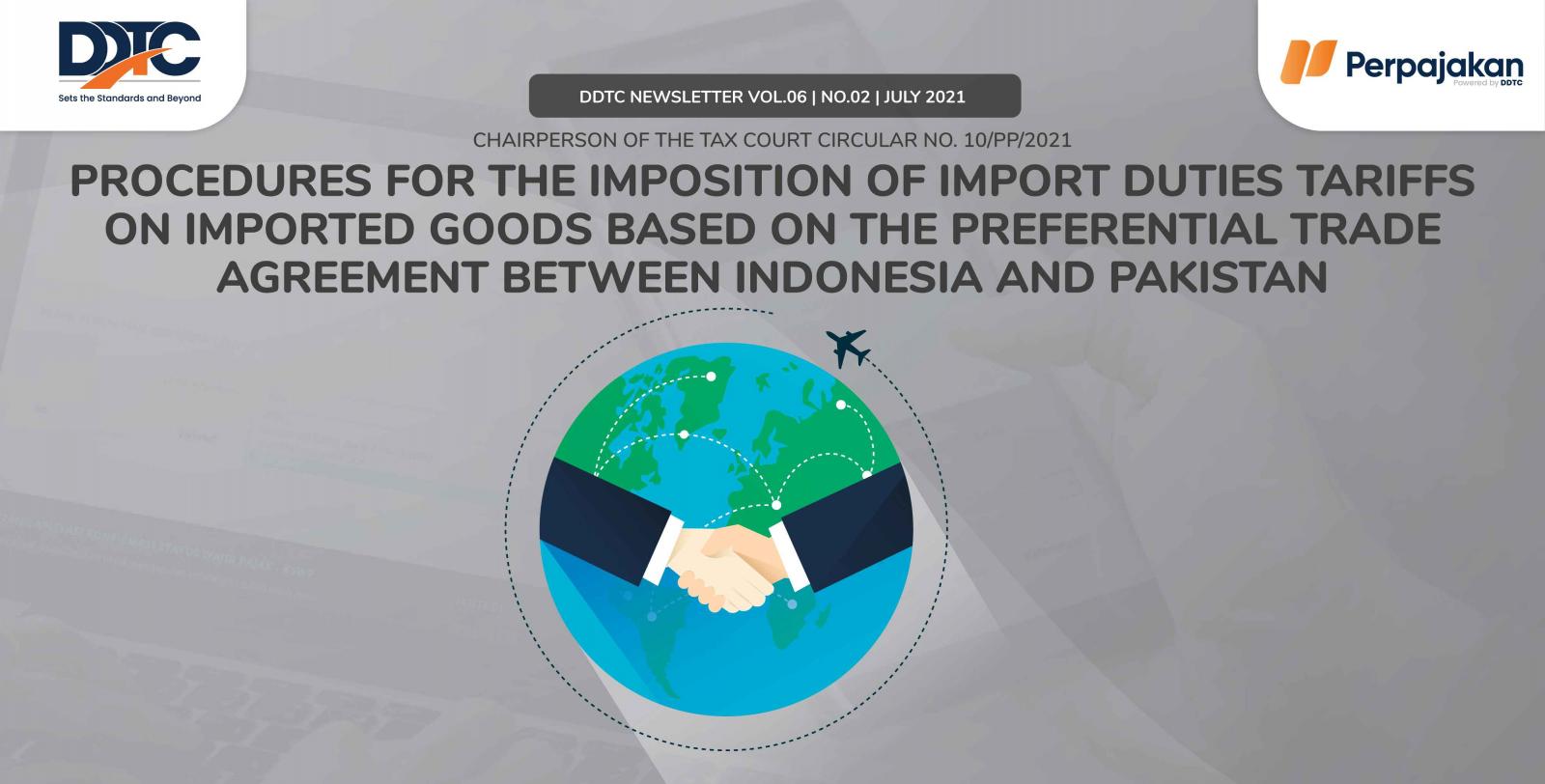 Cover Publikasi Procedures for the Imposition of Import Duties Tariffs on Imported Goods Based on the Preferential Trade Agreement between Indonesia and Pakistan