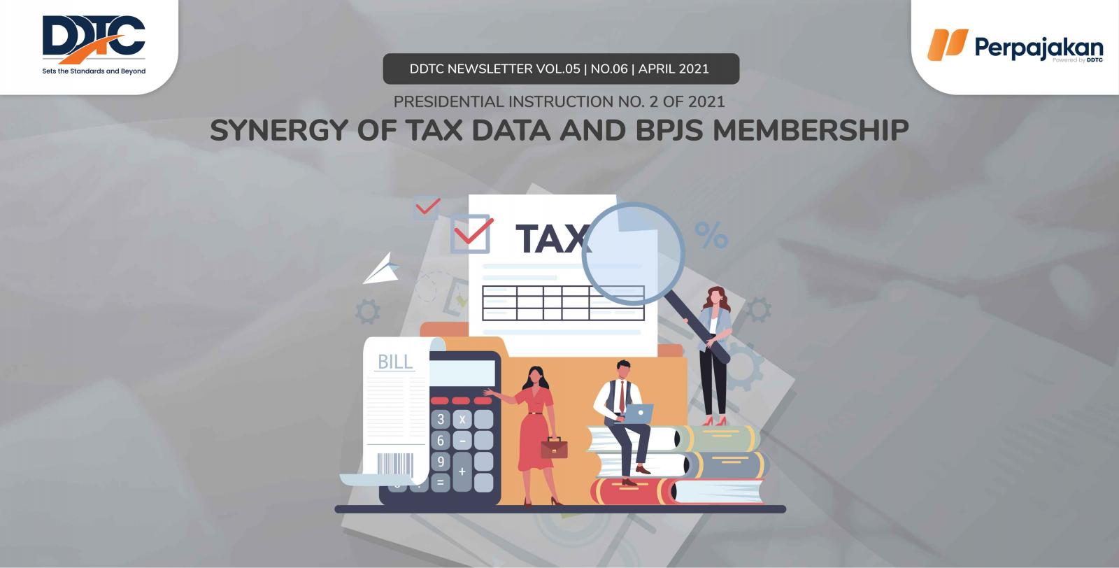 Cover Publikasi Synergy of Tax Data and BPJS Membership
