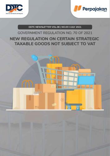 Cover New Regulation on Certain Strategic Taxable Goods Not Subject to VAT